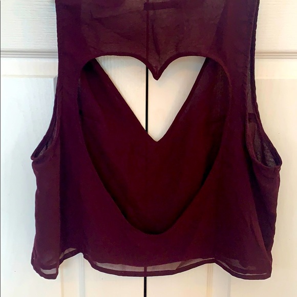 Brandy Melville Heart Cut Out Tank - Picture 1 of 3